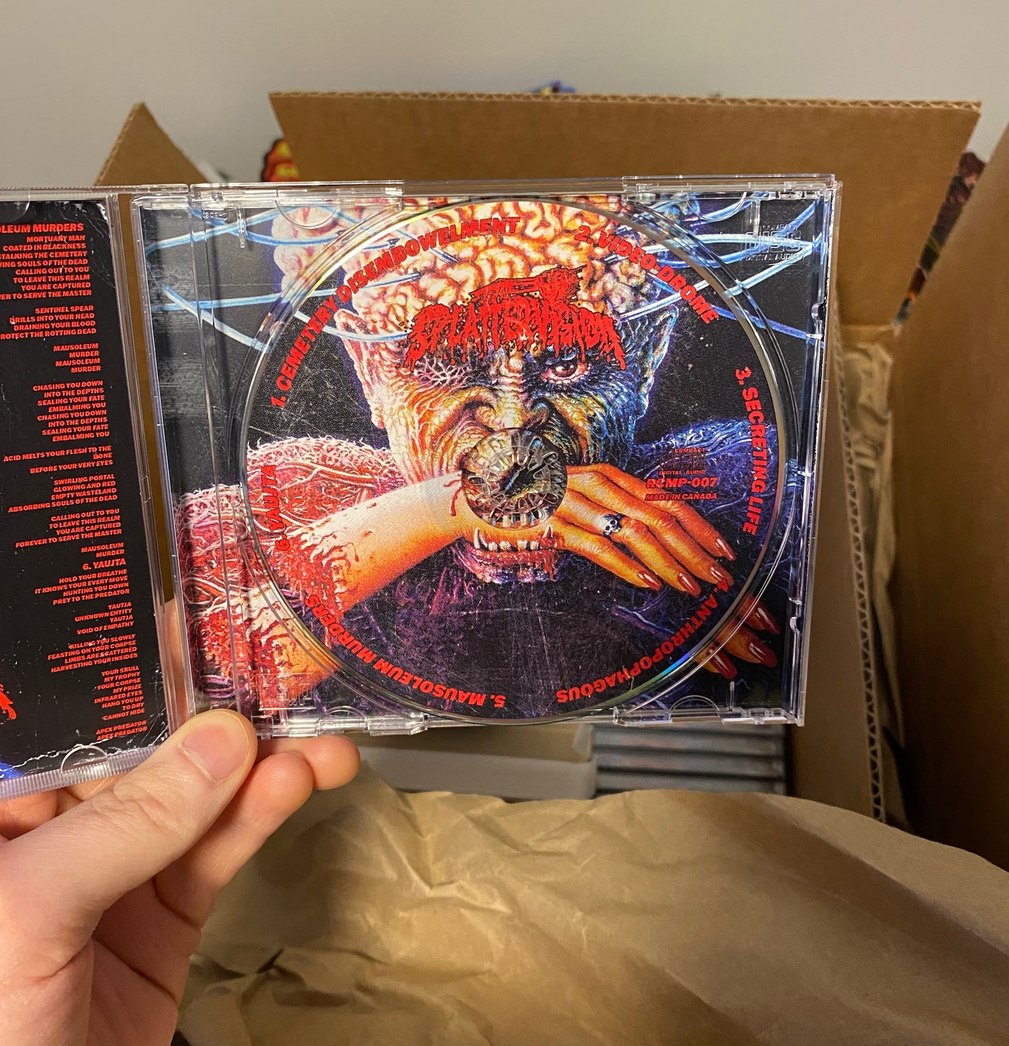 Splattervision - Self Titled EP CDs