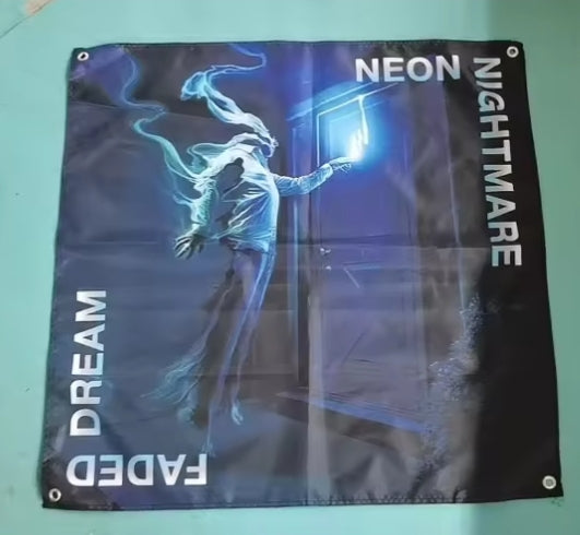 Neon Nightmare Flags