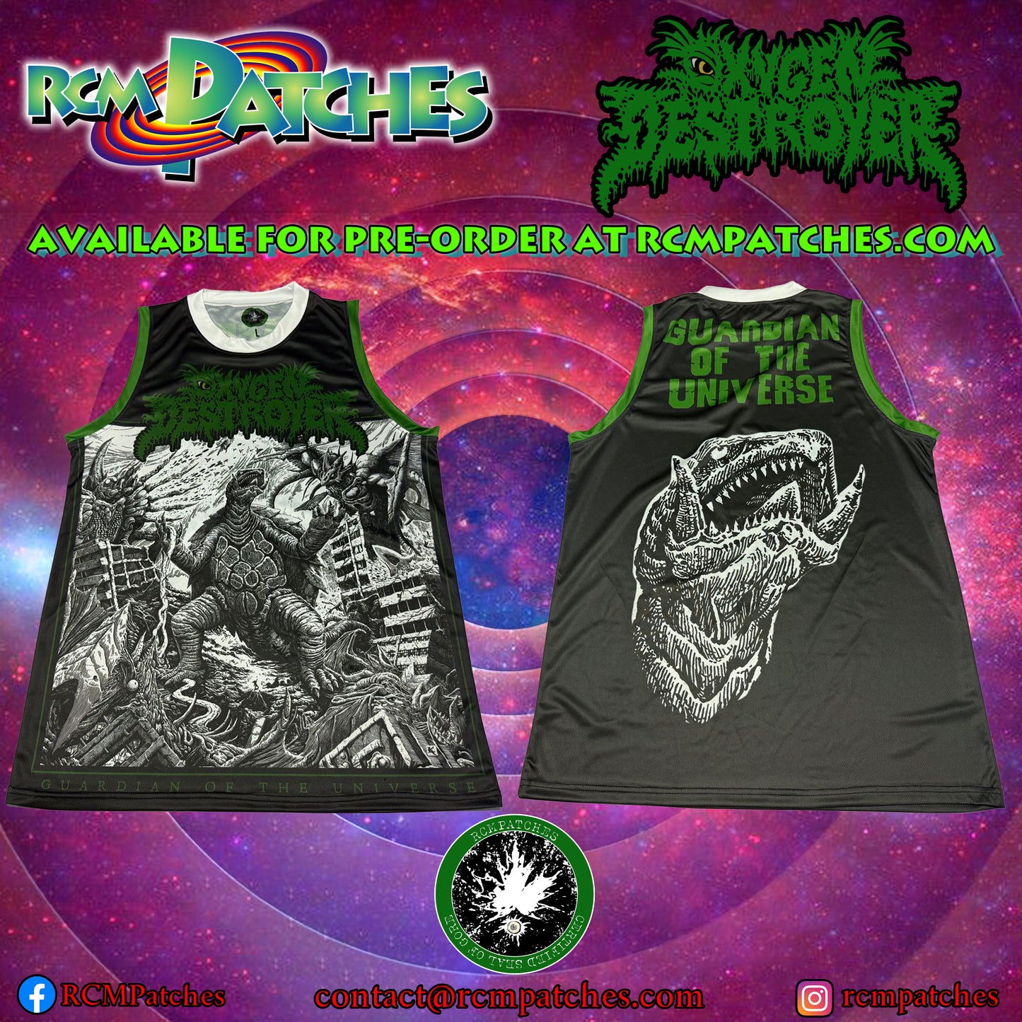 Basketball Jersey - Oxygen Destroyer - "Guardian of the Universe"