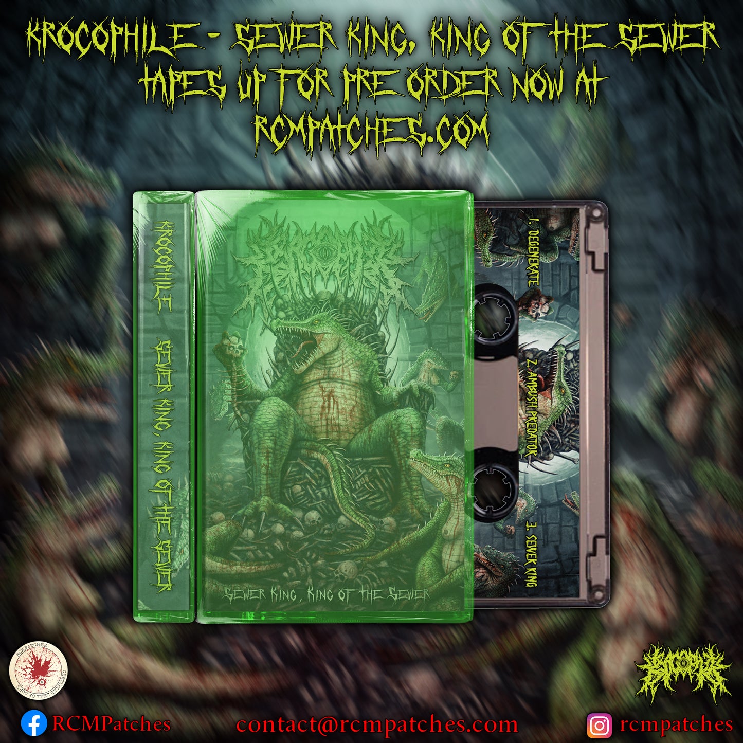 PRE-ORDER Krocophile - Sewer King, King of the Sewer
