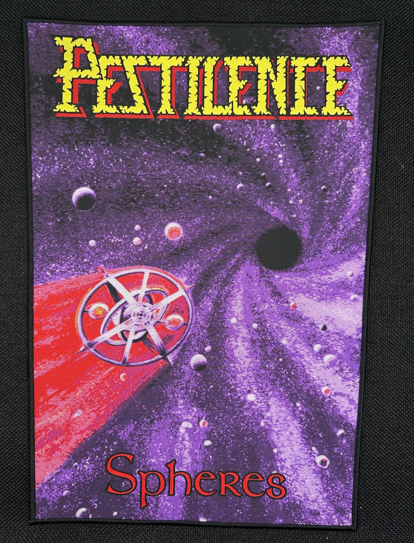 Pestilence "Spheres" Official Backpatch