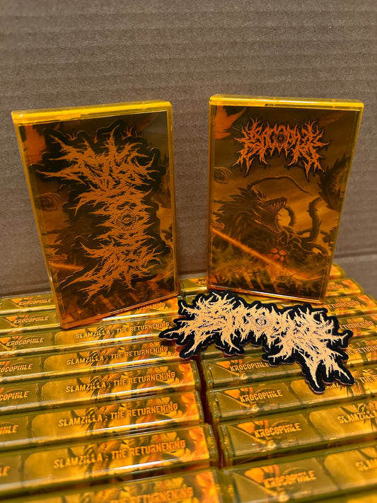 Krocophile "Slamzilla : The Returnening" (Tape + Patch)