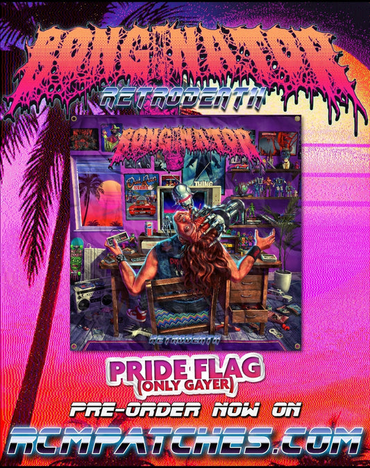 PRE-ORDER - Bonginator - Retrodeath Collection - Album Art Flag (3x3)