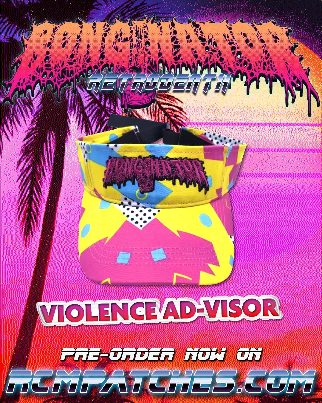 PRE-ORDER - Bonginator - Retrodeath Collection - Visor Cap (One Size)