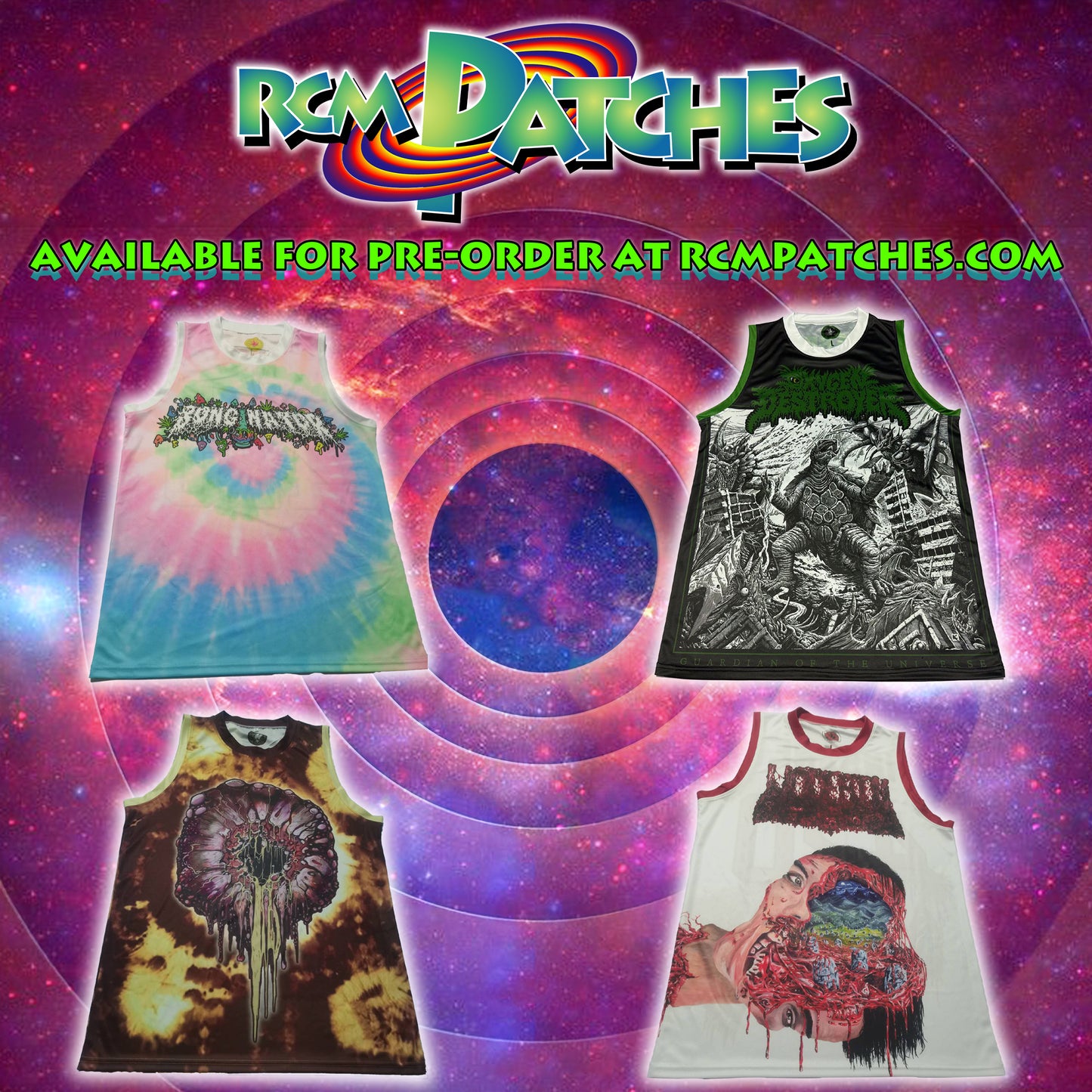 Basketball Jersey - Bonginator - "Mushroom Tie-Dye"
