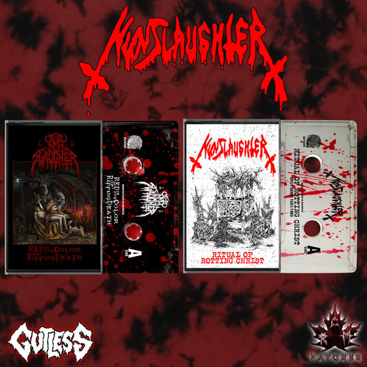 Nunslaughter - Red Is The Color of Ripping Death - Splatter (Gutless Asia Import)